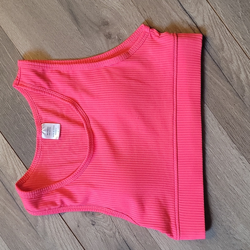 Hot pink padded bralette